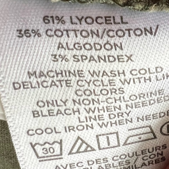 Lou & Grey pants green new nwt casual XS - Picture 6 of 8